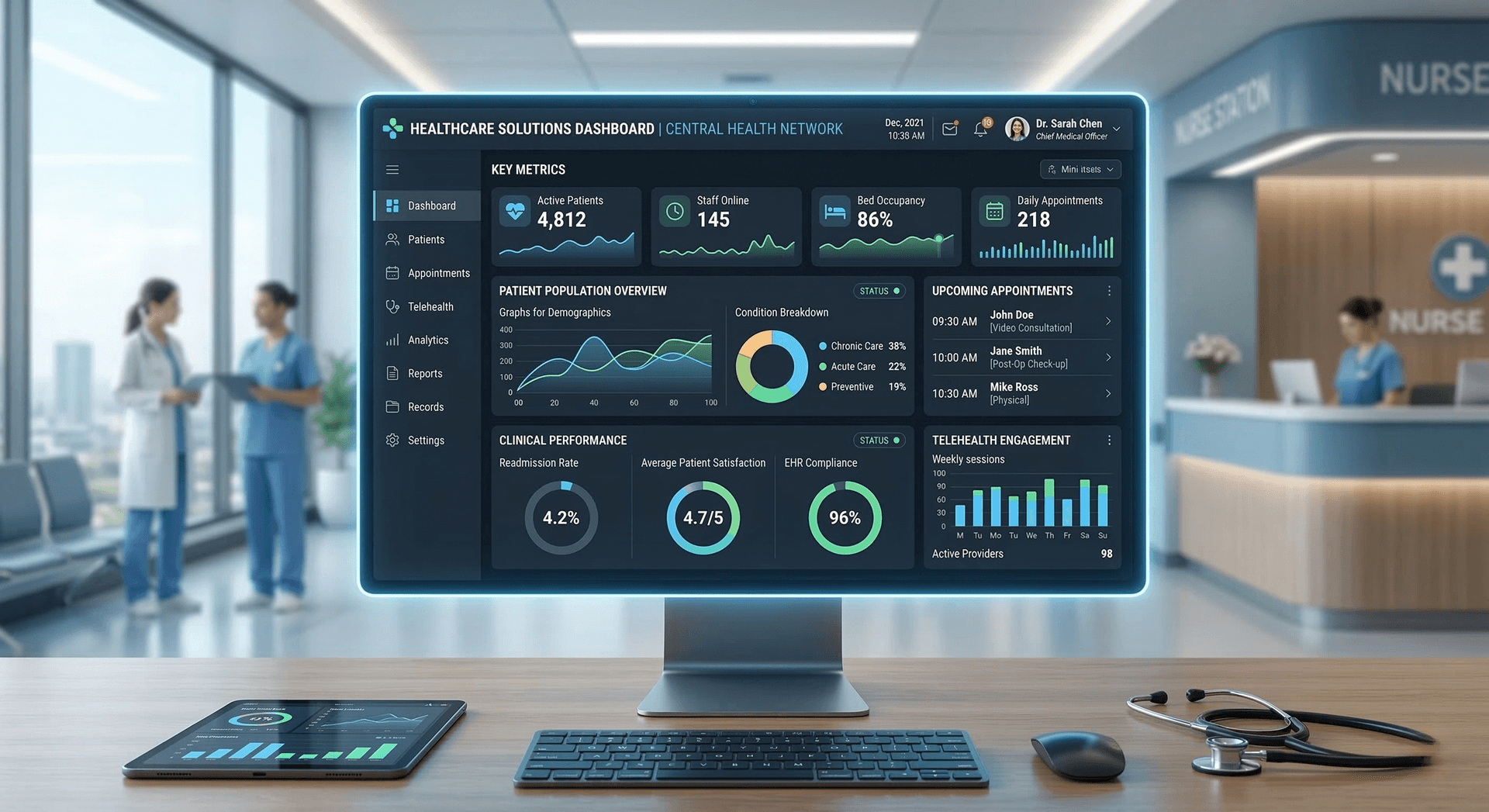 Healthcare Management Dashboard